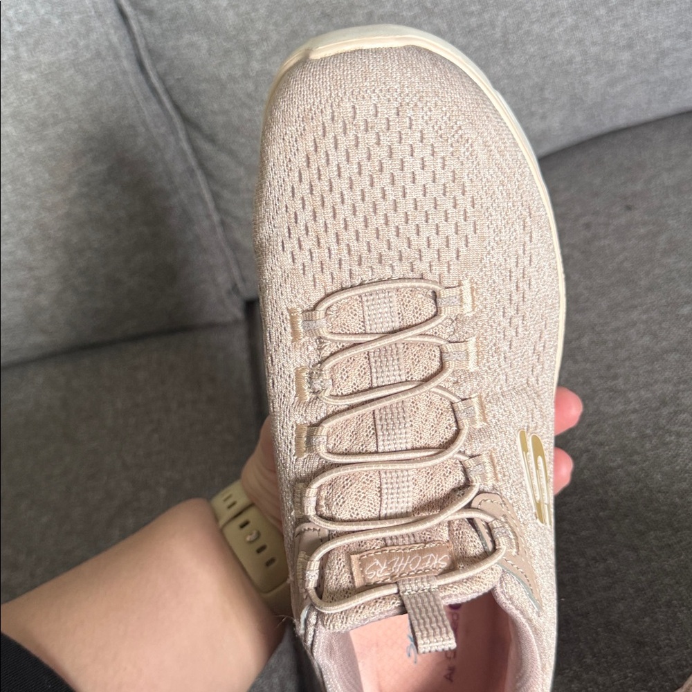 Skechers Women's Light Pink Sneakers - Picture 5 of 7